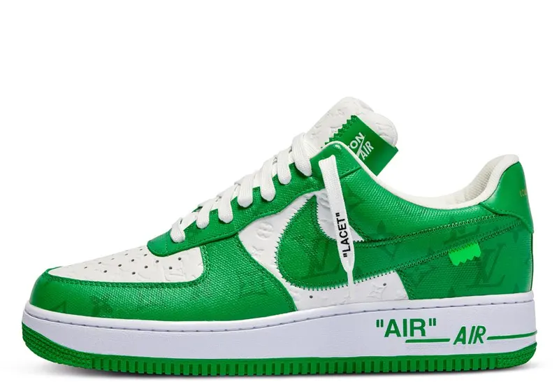 Nike Air Force 1 x Louis Vuitton Low By Virgil Abloh White Green (TBC-NXLV White Green)