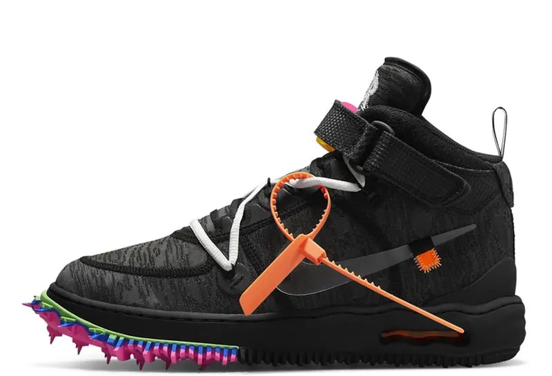 Nike Air Force 1 x Off-White Mid Black (DO6290-001)