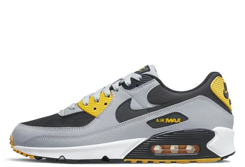 Nike Air Max 90 Grey Black University Gold (DH4619-003)