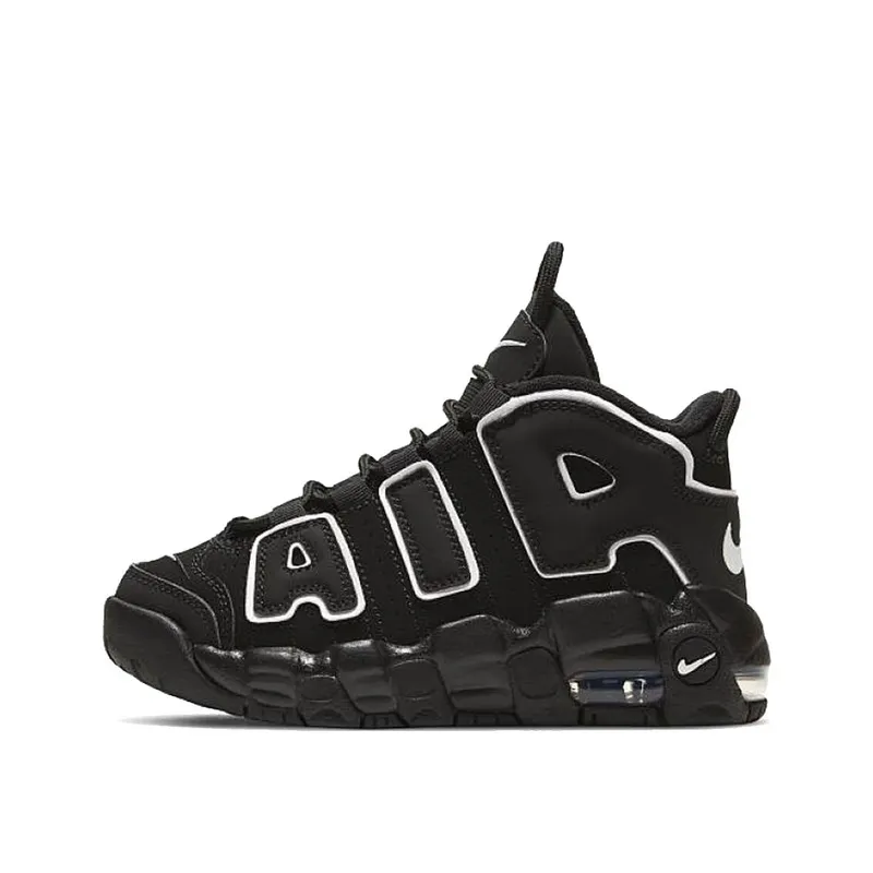 Nike Air More Uptempo Black White (PS) (DA8574-002)