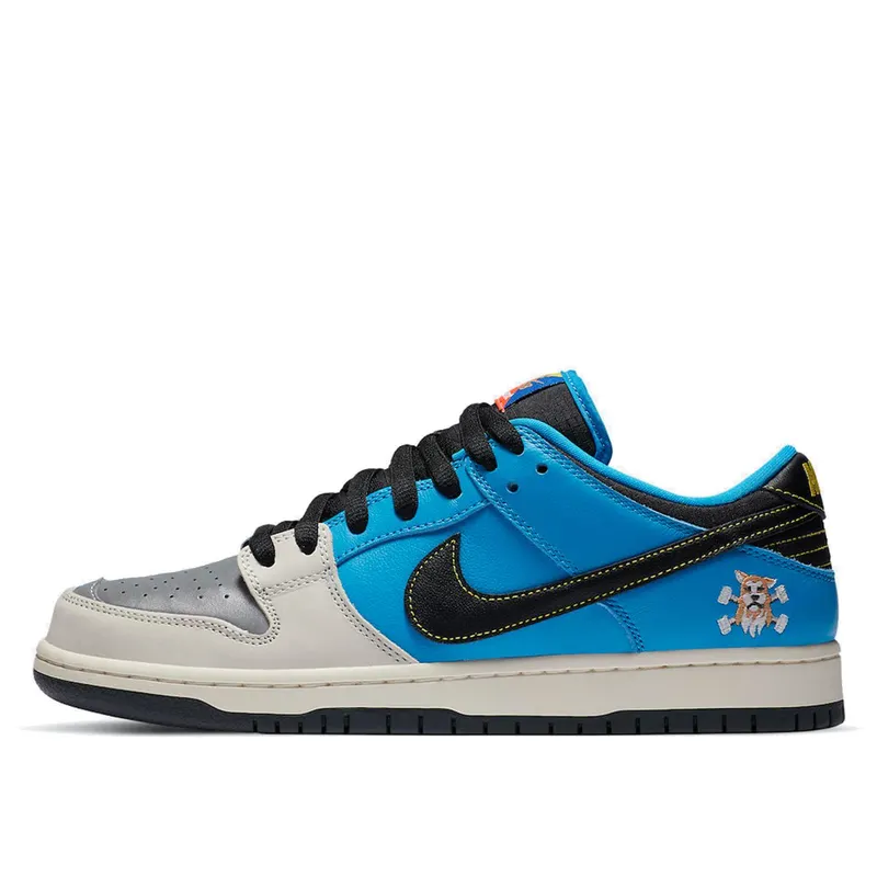 Nike SB x Instant Skateboards Dunk Low Black Blue (CZ5128-400)