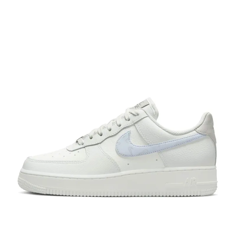 Nike WMNS Air Force 1 07 Mini Swooshes White Sail Metallic Silver Pure Platinum (DV2237-101)