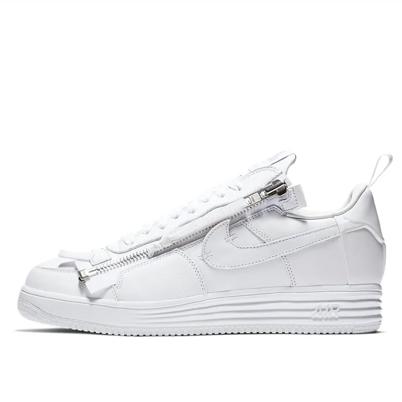 Nike x Acronym Air Lunar Force 1 Low All White (AF100) (AJ6247-100)