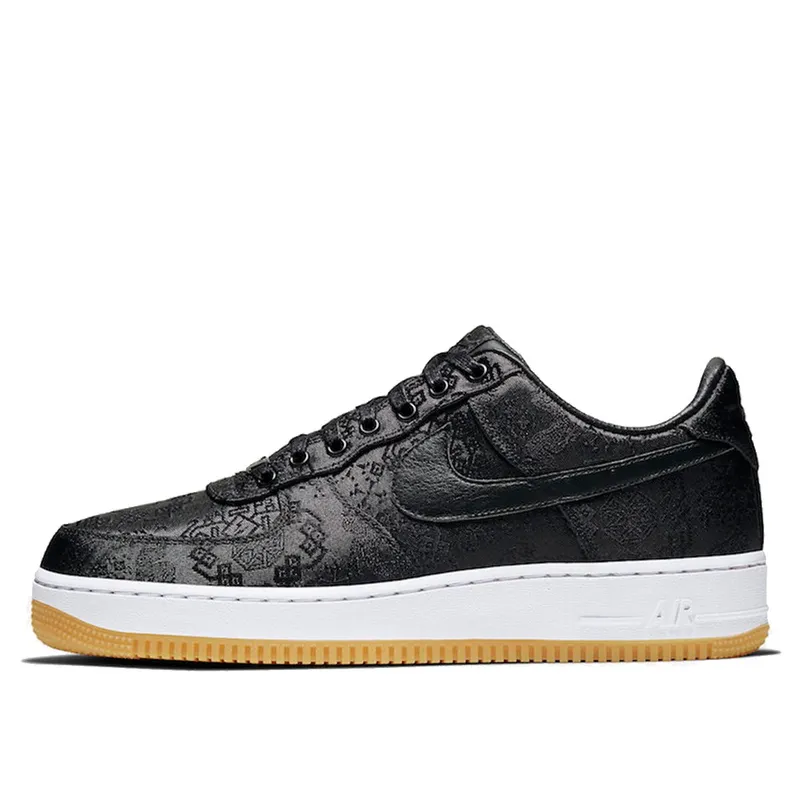 Nike x CLOT Fragment Air Force AF 1 Black Silk (CZ3986-001)