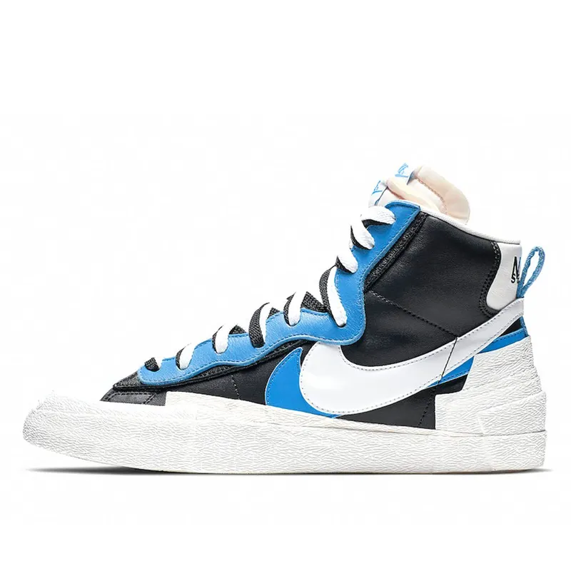 Nike x Sacai Blazer Mid Black University Blue (BV0072-001)