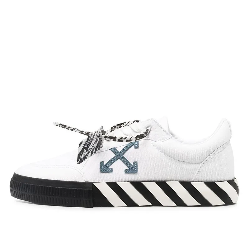 Off-White Vulc Low Top Sneaker White Grey Black (OMIA085R21FAB0020140)