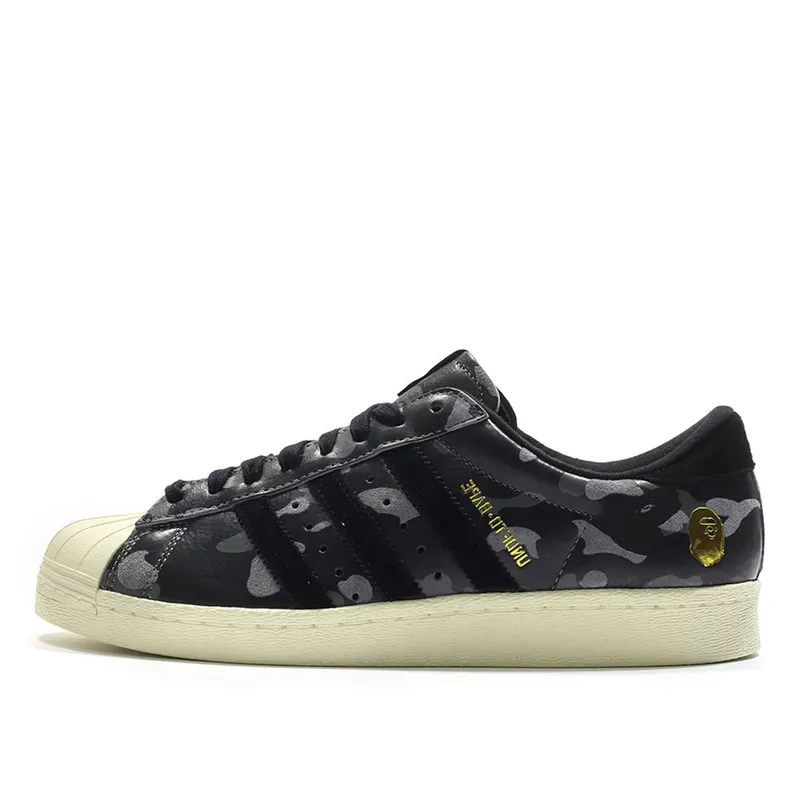 Adidas Superstar 80s Undefeated UNDFTD Bape Black Camo (S74774)