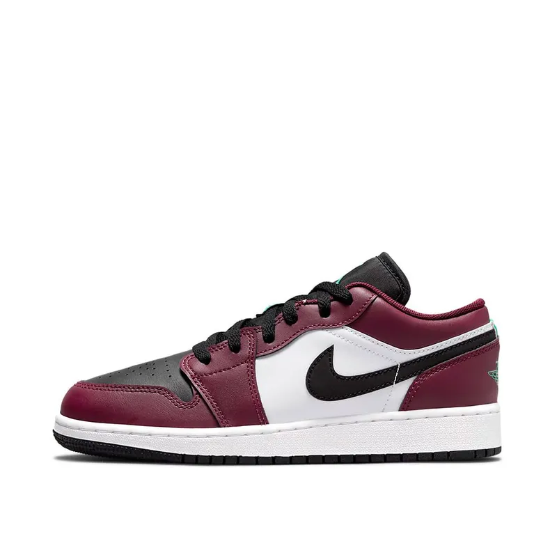 Air Jordan 1 Low SE Dark Beetroot Roma Green (GS) (DM0589-635)