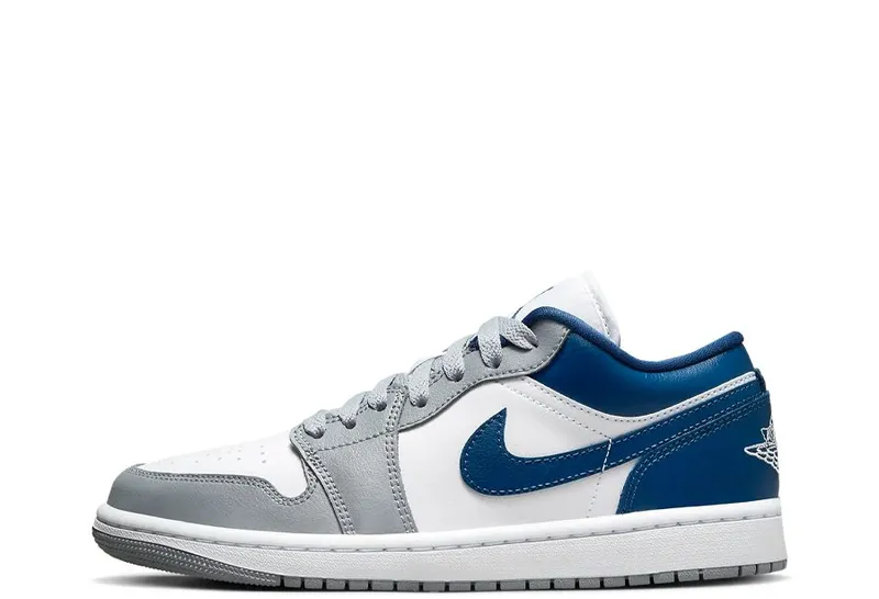 Air Jordan 1 Low WMNS White Grey Blue (DC0774-042)