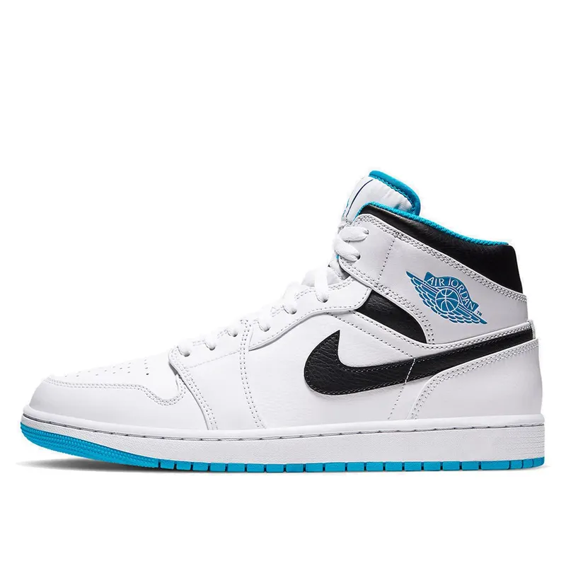Air Jordan 1 Mid Laser Blue (554724-141)