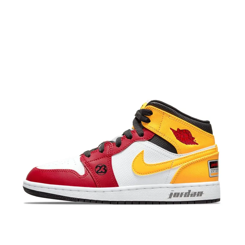 Air Jordan 1 Mid SE Motorsports (GS) (DJ0336-067)