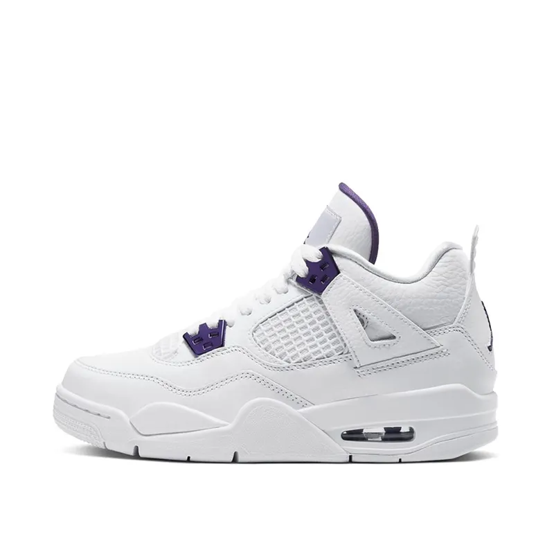 Air Jordan 4 Retro Metallic Purple (GS) (408452-115)