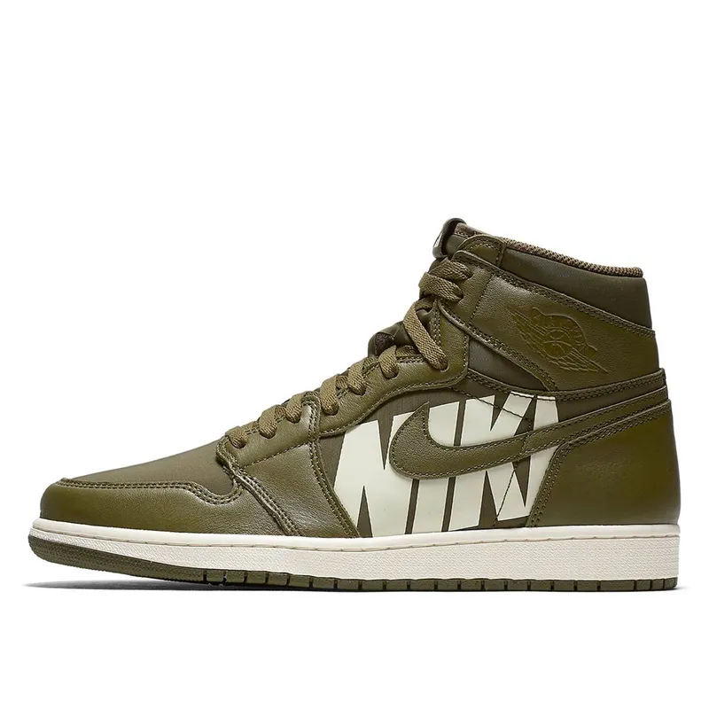 Air Jordan 1 Retro High OG Olive Canvas (555088-300)