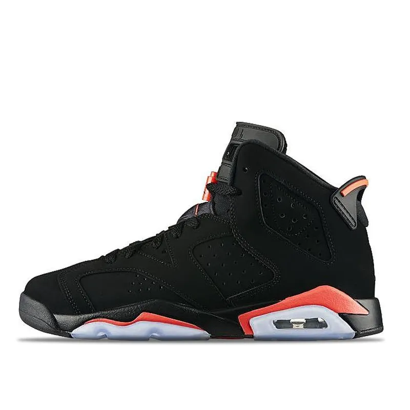 Air Jordan 6 Retro Infrared Black (JUMPMAN) 2014 (GS) (384665-023)