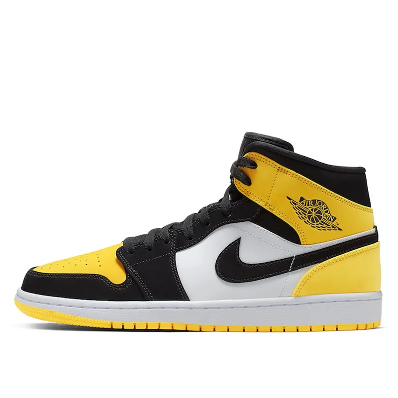 Air Jordan 1 Mid Yellow Toe (852542-071)