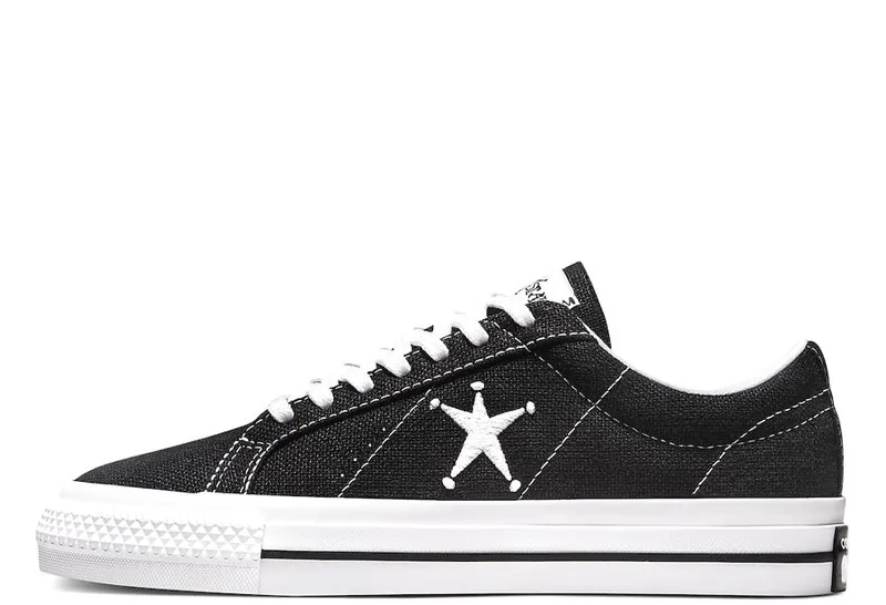 Converse x Stussy One Star Low Black White (173120C)