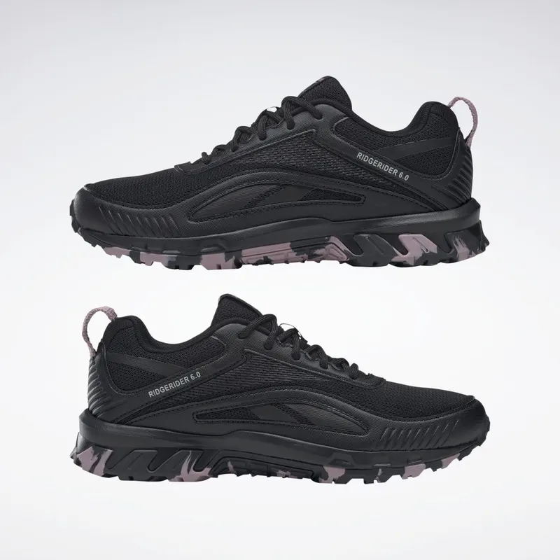 Reebok Ridgerider 6 Schoenen Core Black / Pure Grey 3 / Infused Lilac