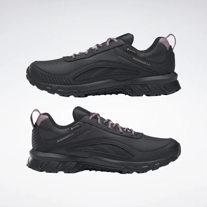 Reebok Ridgerider 6 Gore-Tex Schoenen Core Black / Pure Grey 8 / Infused Lilac
