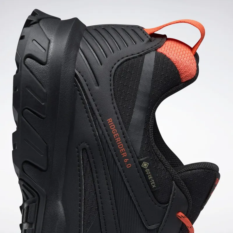 Reebok Ridgerider 6 Gore-Tex Schoenen Core Black / Pure Grey 8 / Orange Flare