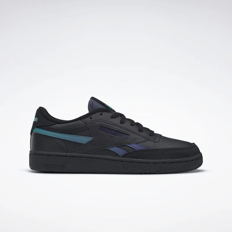 Reebok Club C Revenge Schoenen Core Black / Bold Purple / Classic Teal