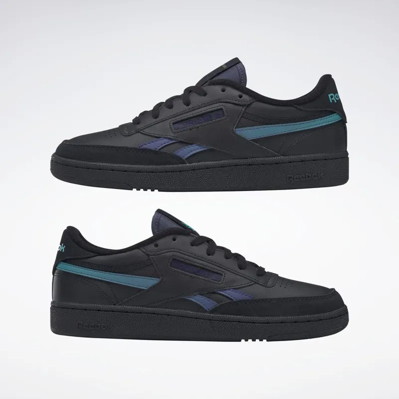 Reebok Club C Revenge Schoenen Core Black / Bold Purple / Classic Teal
