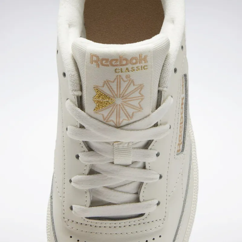 Reebok Club C 85 Schoenen Chalk / Sahara / Gold Metallic