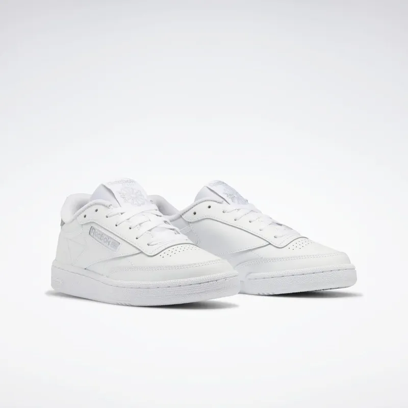 Reebok Club C 85 Schoenen Cloud White / Pure Grey 3 / Silver Metallic