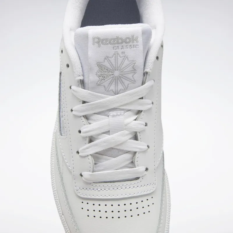 Reebok Club C 85 Schoenen Cloud White / Pure Grey 3 / Silver Metallic