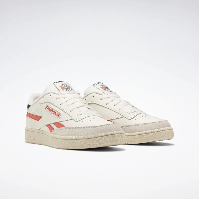 Reebok Club C Revenge Schoenen Chalk / Semi Orange Flare / Core Black