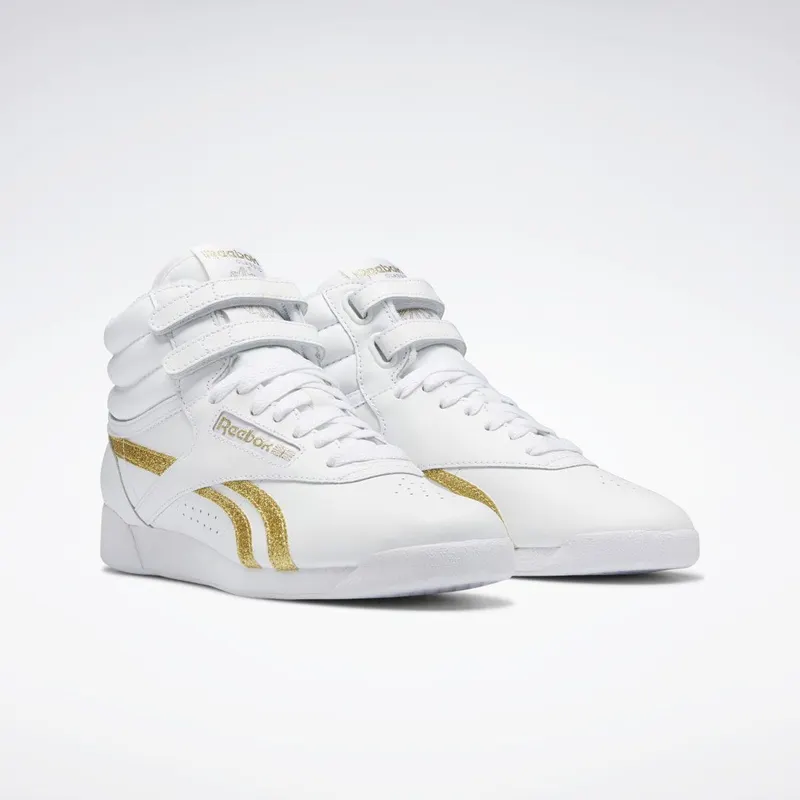 Reebok F/S Hi Schoenen Cloud White / Cloud White / Gold Metallic