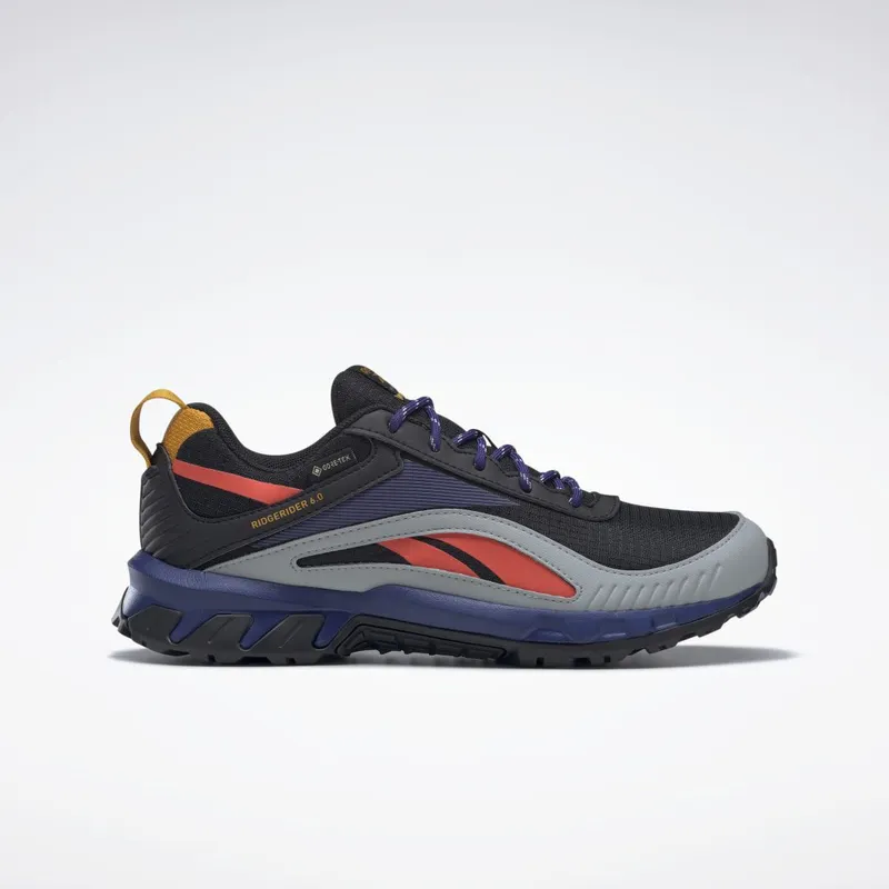 Reebok Ridgerider 6 Gore-Tex Schoenen Core Black / Bold Purple / Orange Flare