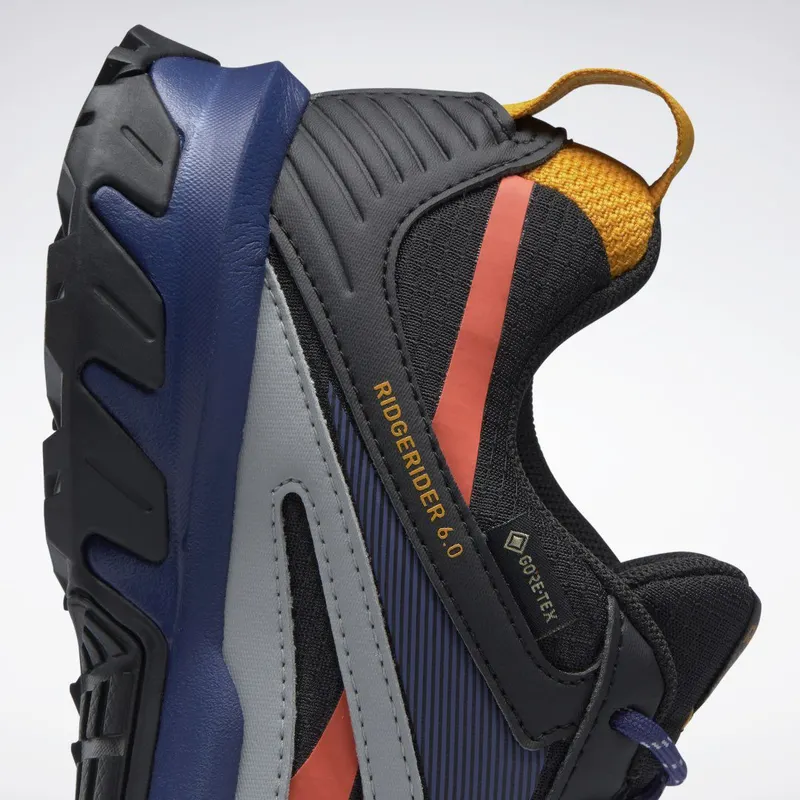 Reebok Ridgerider 6 Gore-Tex Schoenen Core Black / Bold Purple / Orange Flare