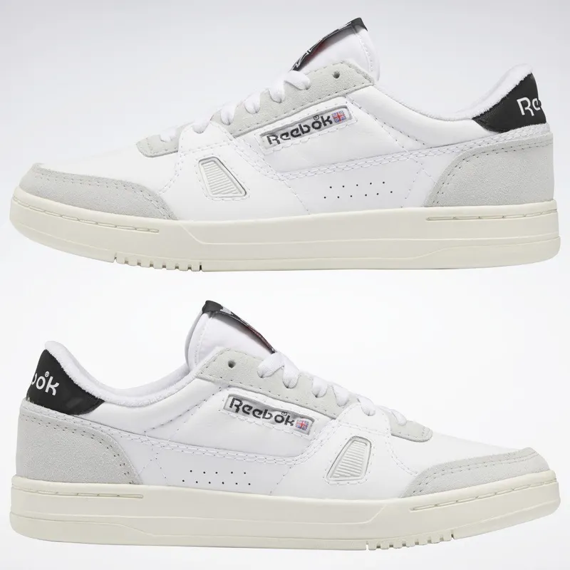 Reebok LT Court Schoenen Cloud White / Core Black / Pure Grey 2