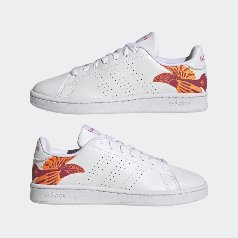 adidas Advantage Court Lifestyle Cloud White / Screaming Pink / Cloud White (GY7046)