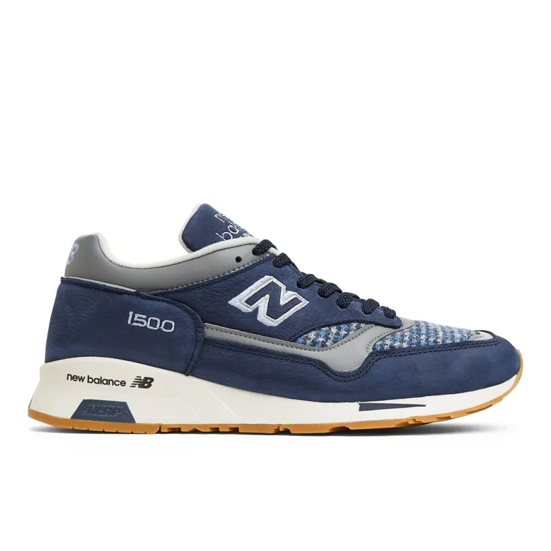 New Balance 1500 Made In UK Navy Grey Harris Tweed (M1500HT)