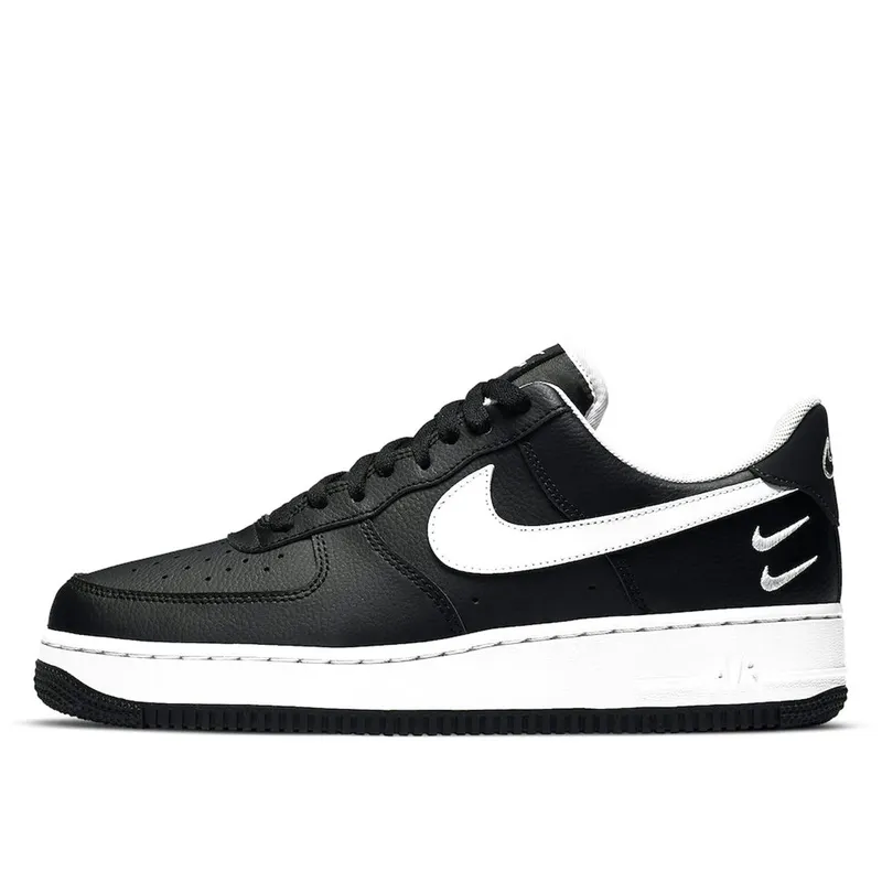Nike Air Force 1 Low Double Mini Swooshes Black White (CT2300-001)