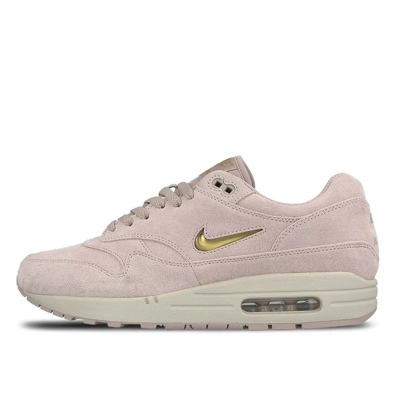 Nike Air Max 1 Jewell Premium SC Wmns Particle Rose Metallic Gold (918354-601)