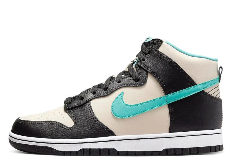 Nike Dunk High EMB Black Teal (DO9455-200)