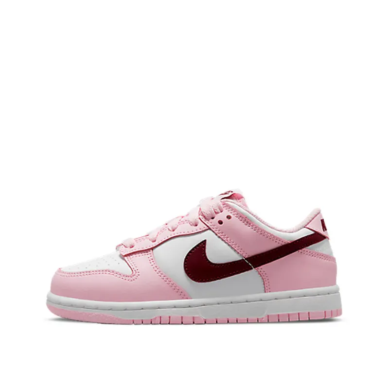Nike Dunk Low Pink Red White (PS) (CW1588-601)