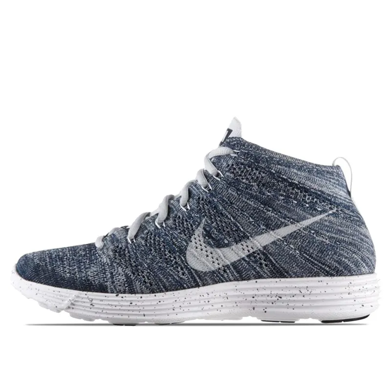Nike Lunar Flyknit Chukka Squadron Blue Pure Platinum (554969-400)