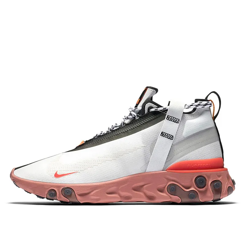 Nike React LW WR Mid ISPA Summit White Light Crimson (AT3143-100)
