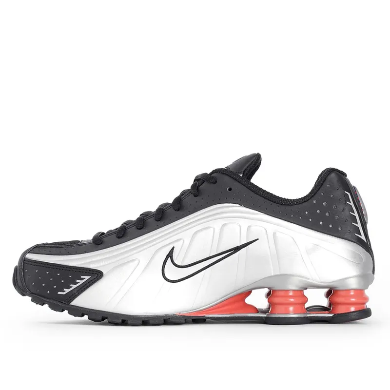 Nike Shox R4 Silver Black Red (BV1111-008)