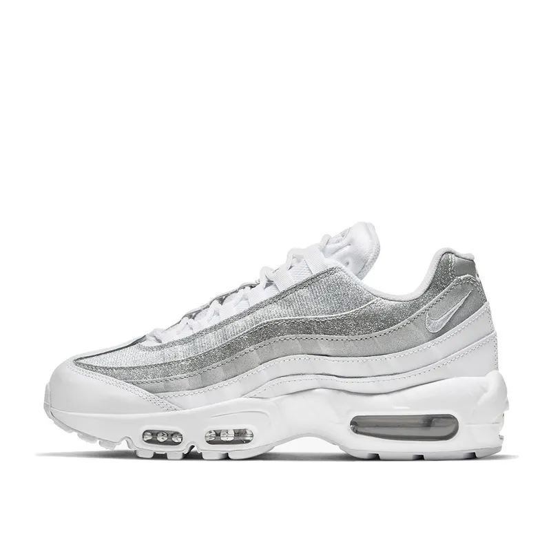 Nike WMNS Air Max 95 White Metallic Silver (DH3857-100)