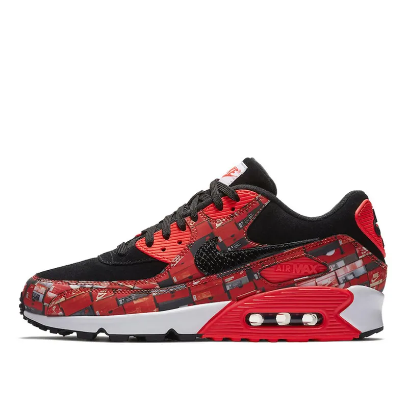Nike x Atmos Air Max 90 We Love Box Pack (Bright Crimson) (AQ0926-001)