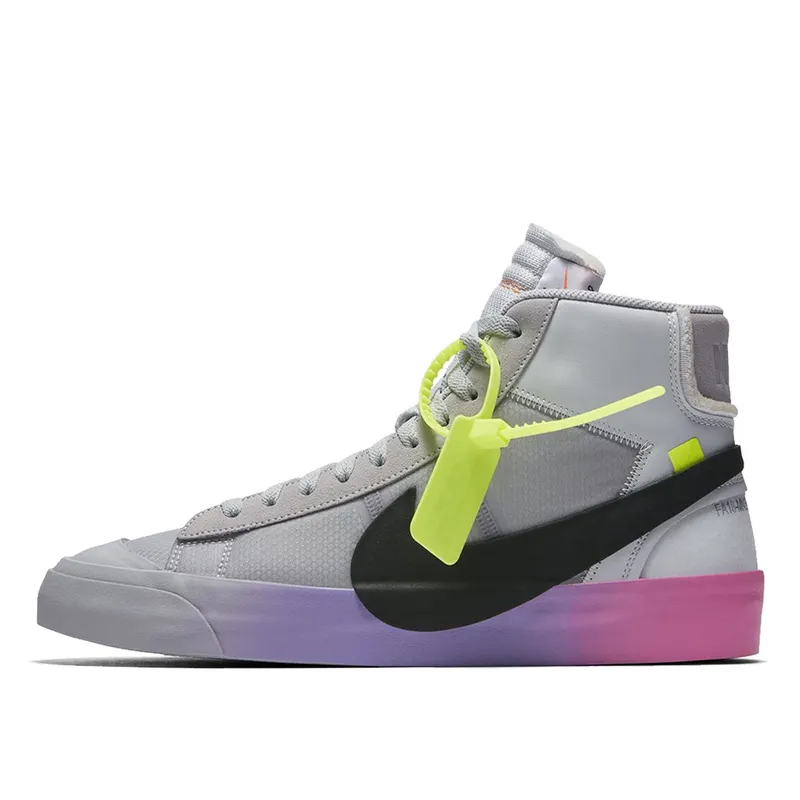 Nike x Off White Blazer Mid Serena Williams Wolf Grey The Queen (AA3832-002)