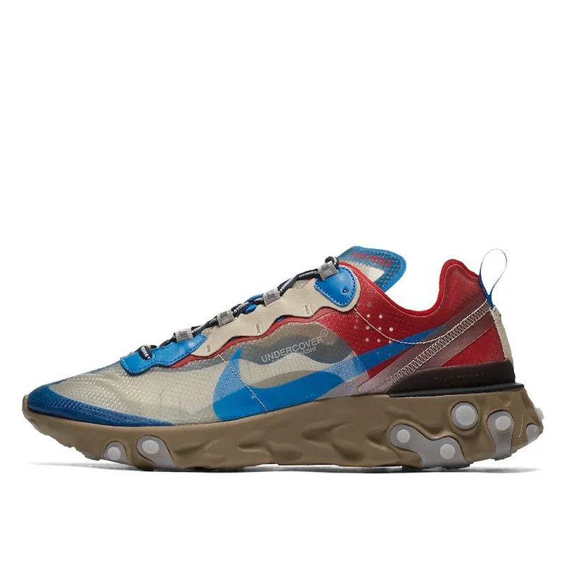 Nike x Undercover React Element 87 Khaki Red (BQ2718-200)