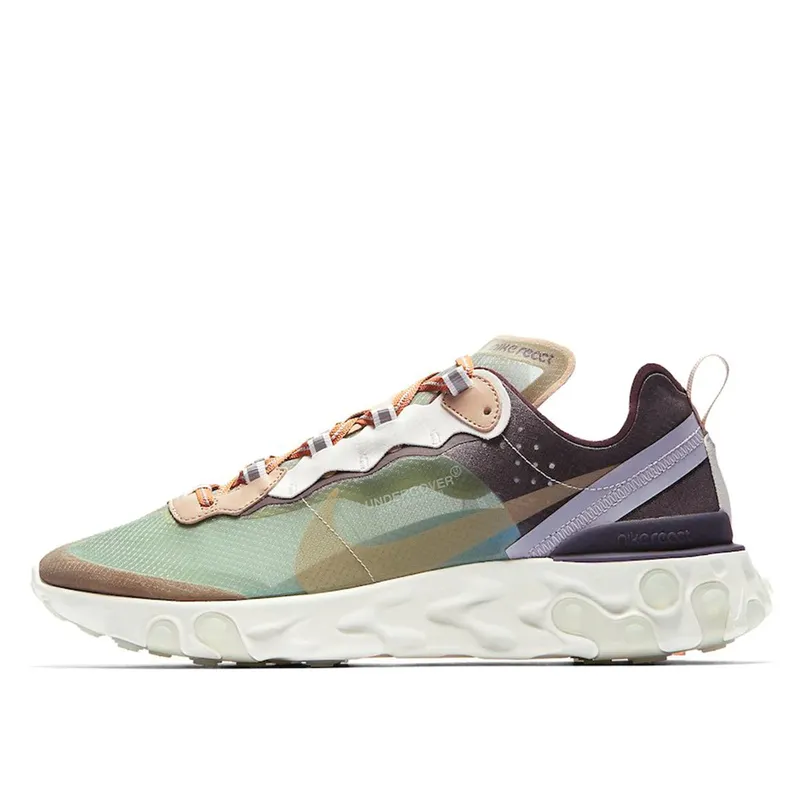 Nike x Undercover React Element 87 Linen Burgundy (BQ2718-300)