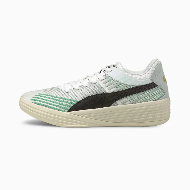 Puma Clyde All-Pro Coast 2 White Power Green (195124-01)