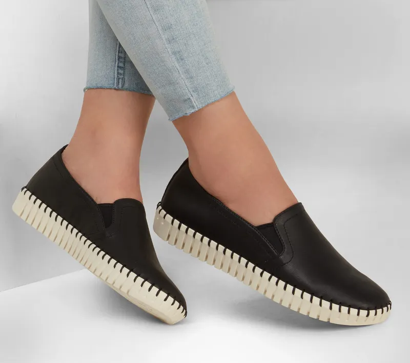 Skechers Sepulveda Blvd – Scenic Shift – Zwart / Wit (100157-BKW)