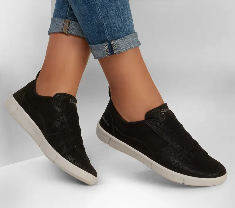 Skechers Breeze St – Level Headed – Zwart / Wit (100202-BKW)